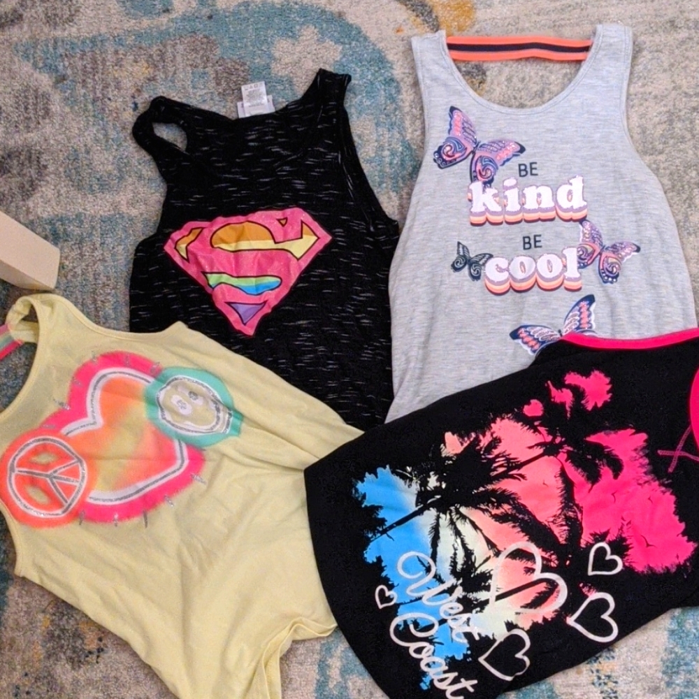 4 Size 7/8 Tank Tops
